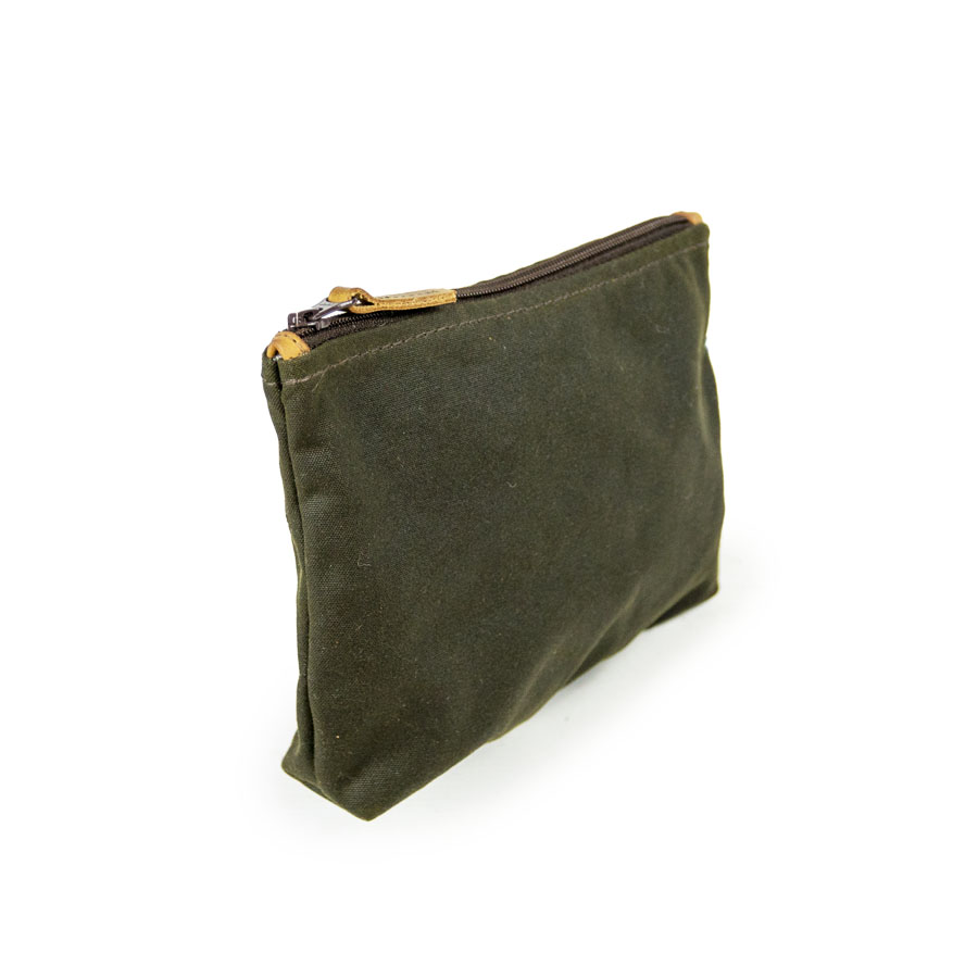 Etui für Kleinkram Täschchen aus Waxed Cotton