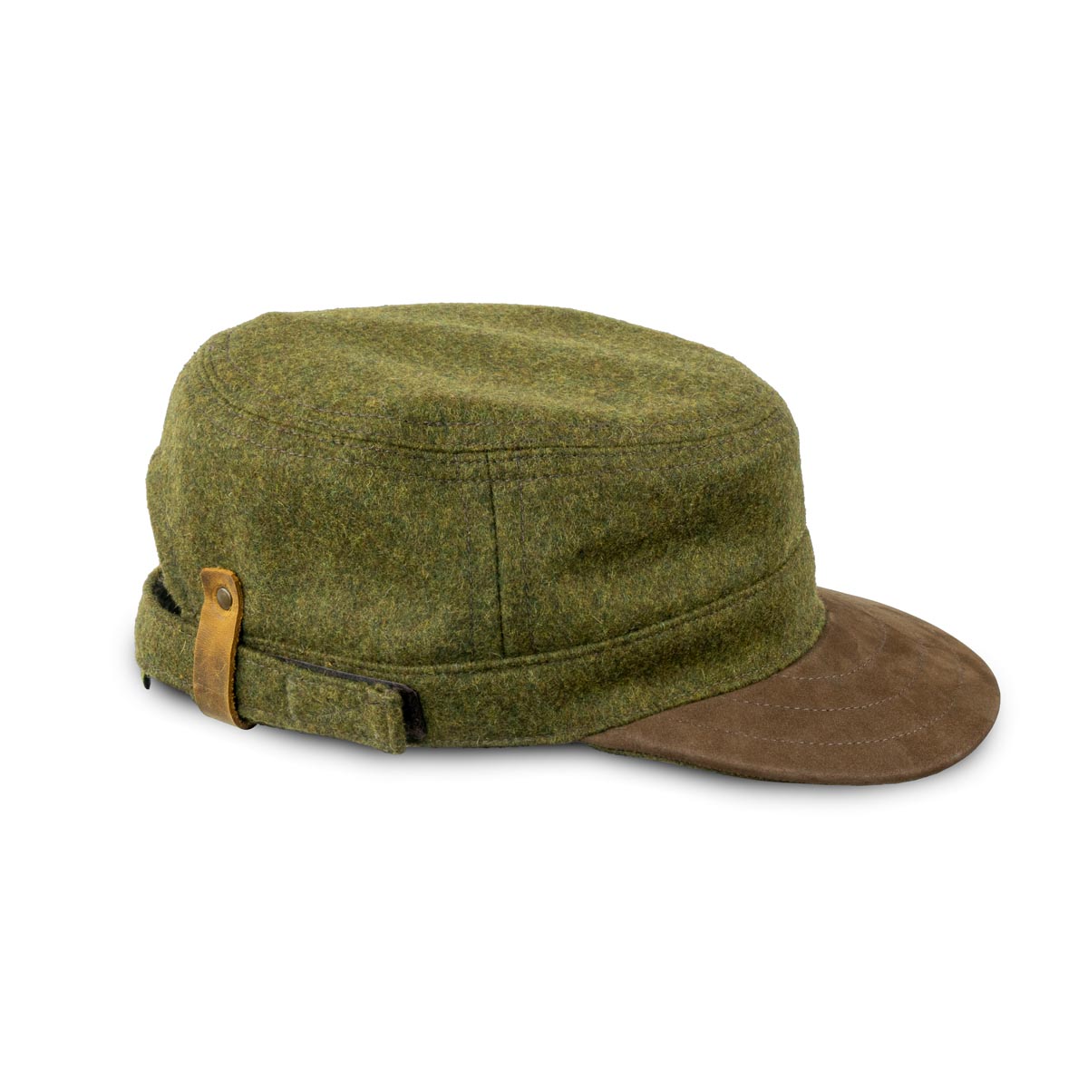 Loden Field Cap "Schirmling",  Moosgrün Loden Field Cap "Schirmling",  Moosgrün