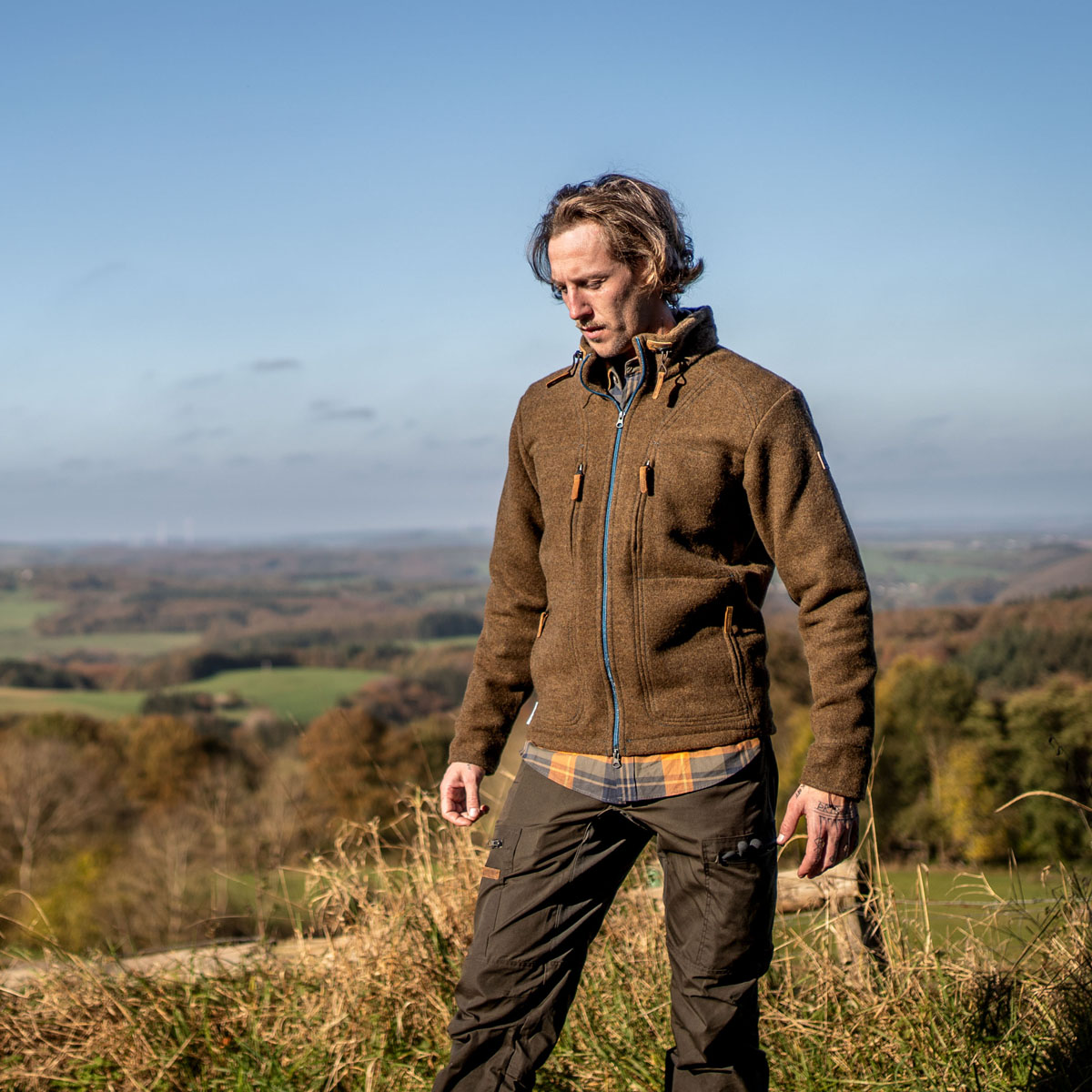 Kragenhuber Lodenfleecejacke