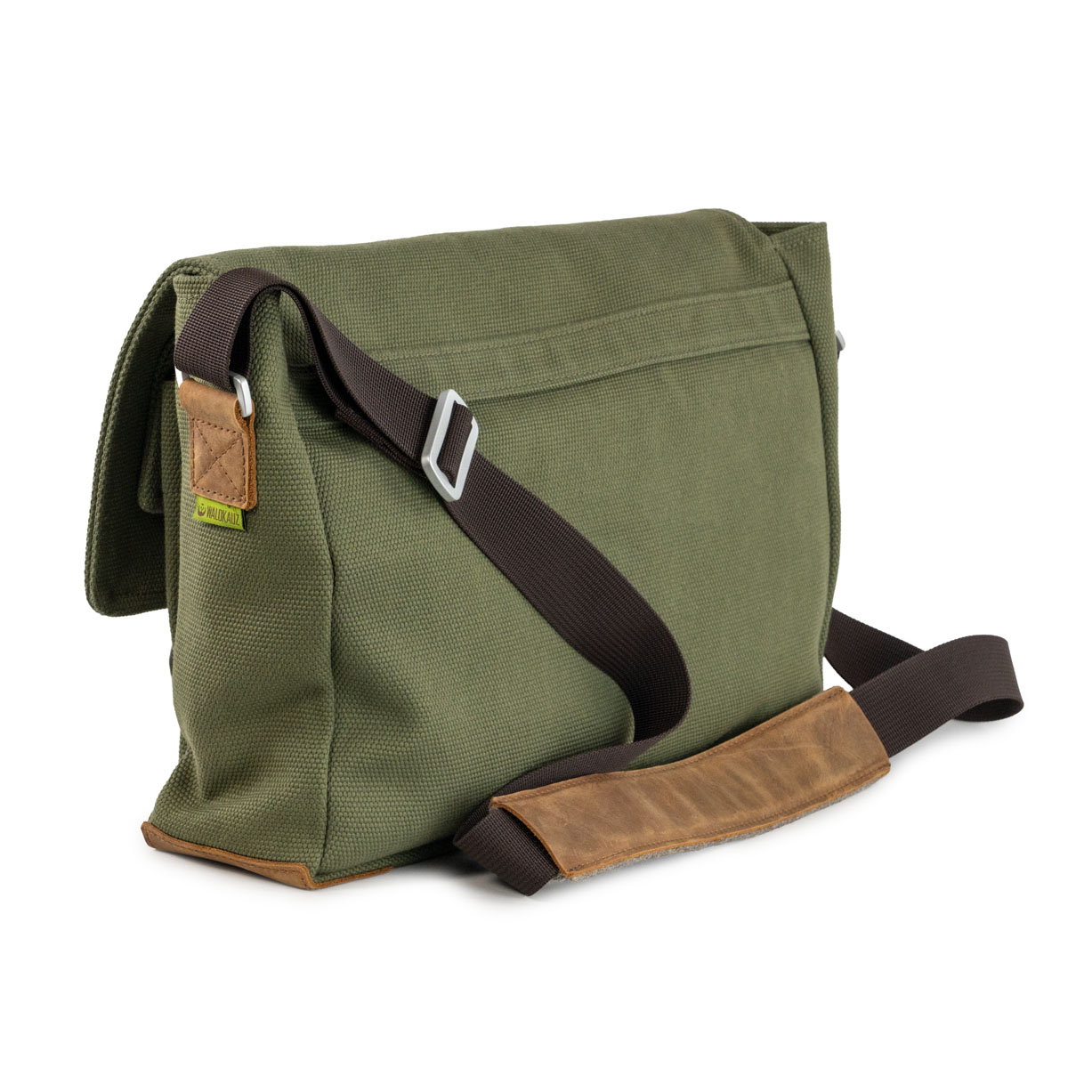 Explorer Bag aus Canvas und Leder - Bushveld Green