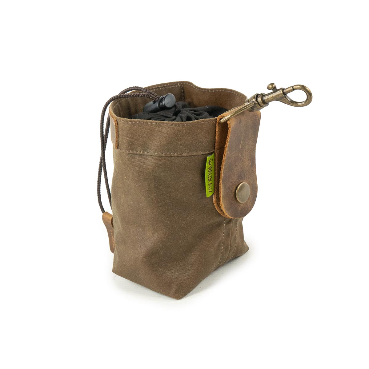 Leckerlibeutel "Lohntüte", Waxed Cotton, Khaki Leckerlibeutel "Lohntüte", Waxed Cotton, Khaki