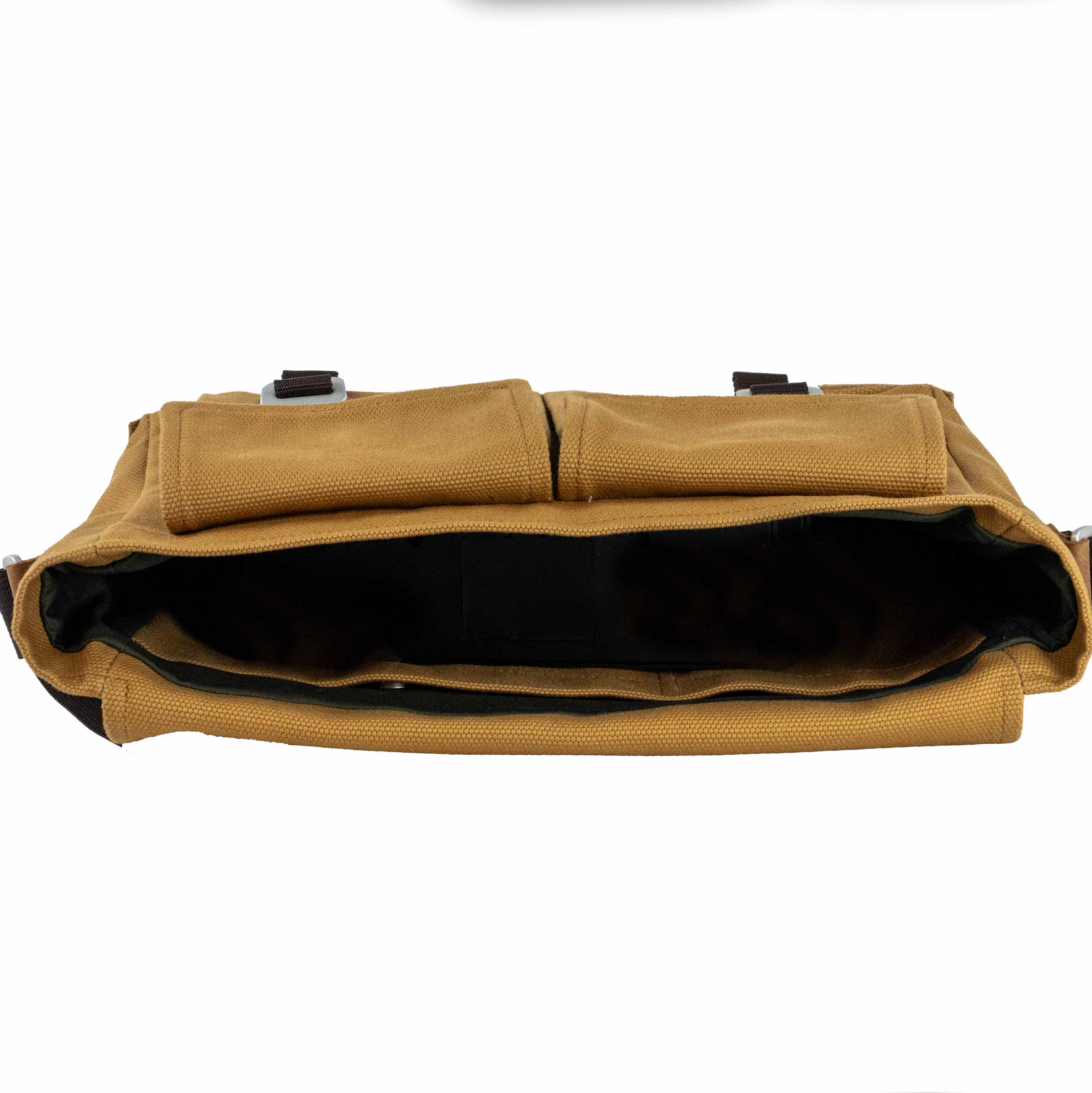 Explorer Bag aus Canvas und Leder - Desert Sand