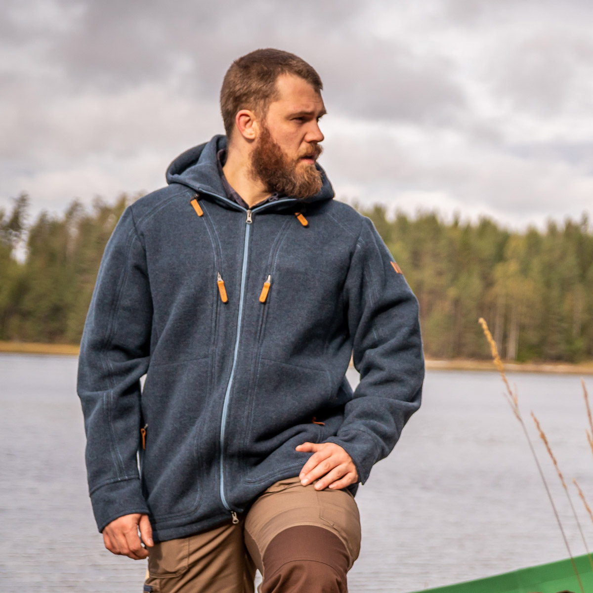 Steinkauz Lodenjacke Mit Kapuze Herren Loden-Hoodie Kapuzenhuber