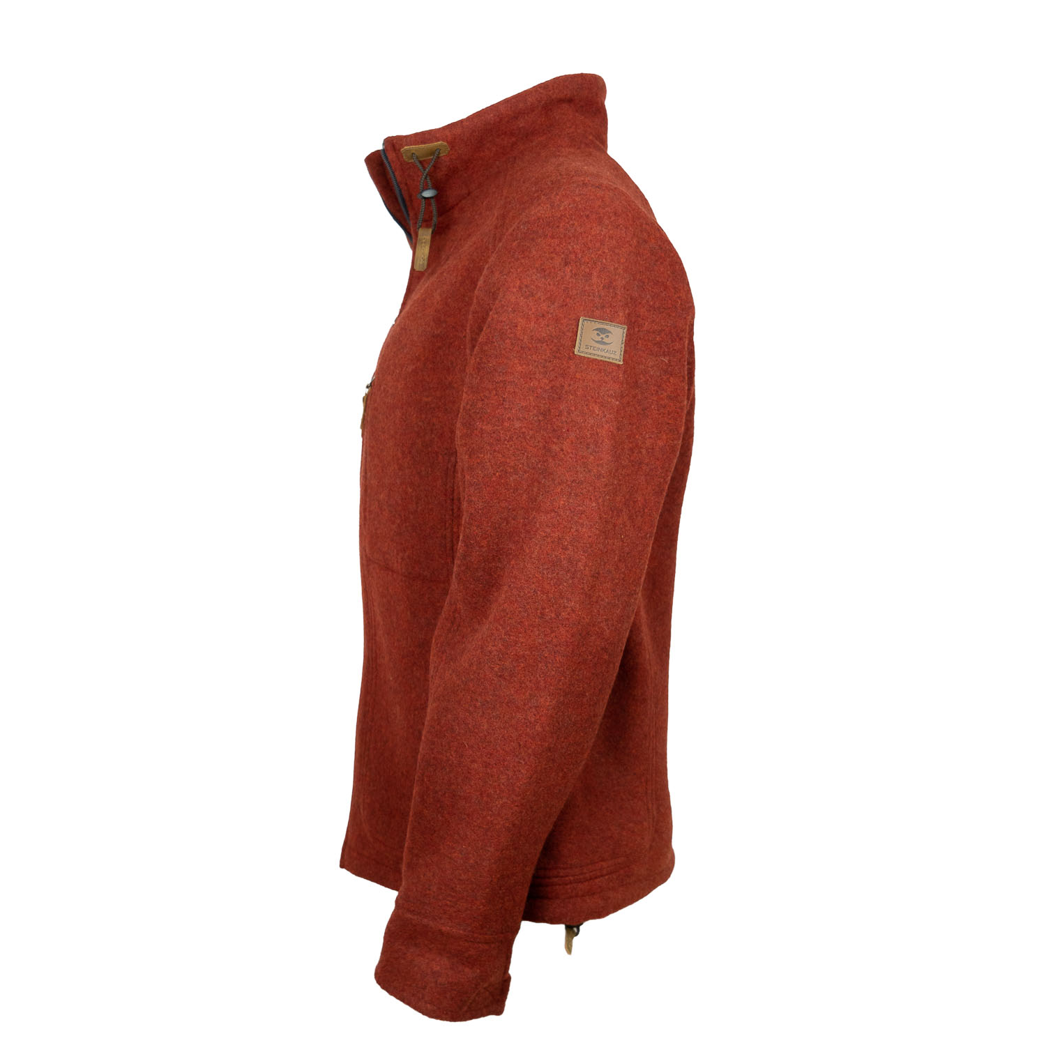 Wolljacke aus Lodenfleece Fleecejacke aus Loden