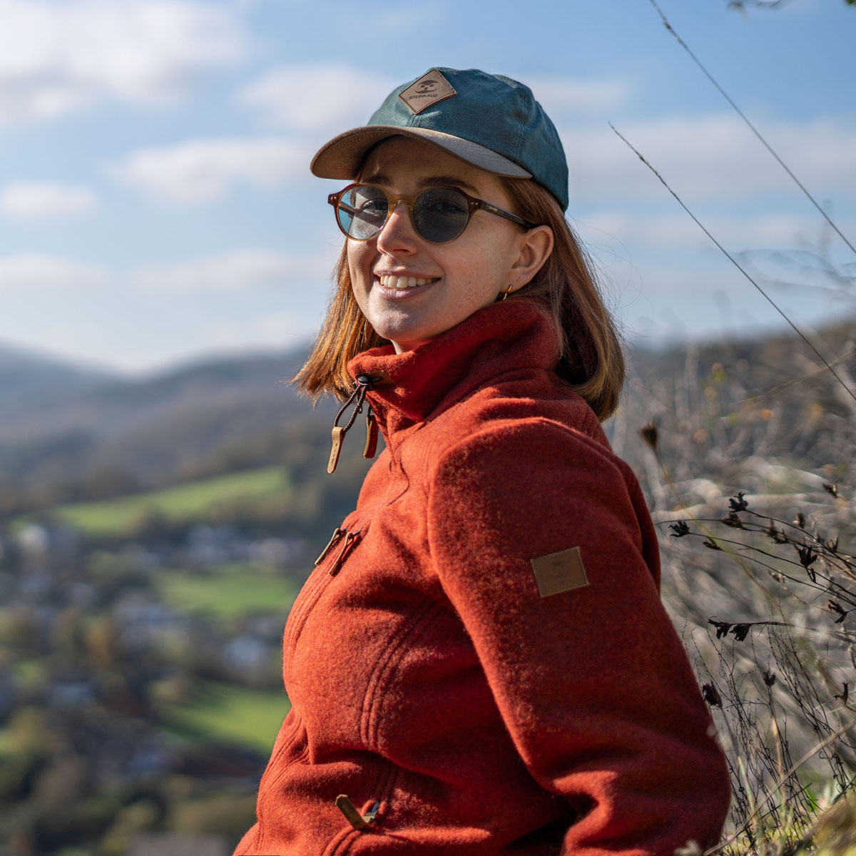 Kragenwally Lodenfleecejacke