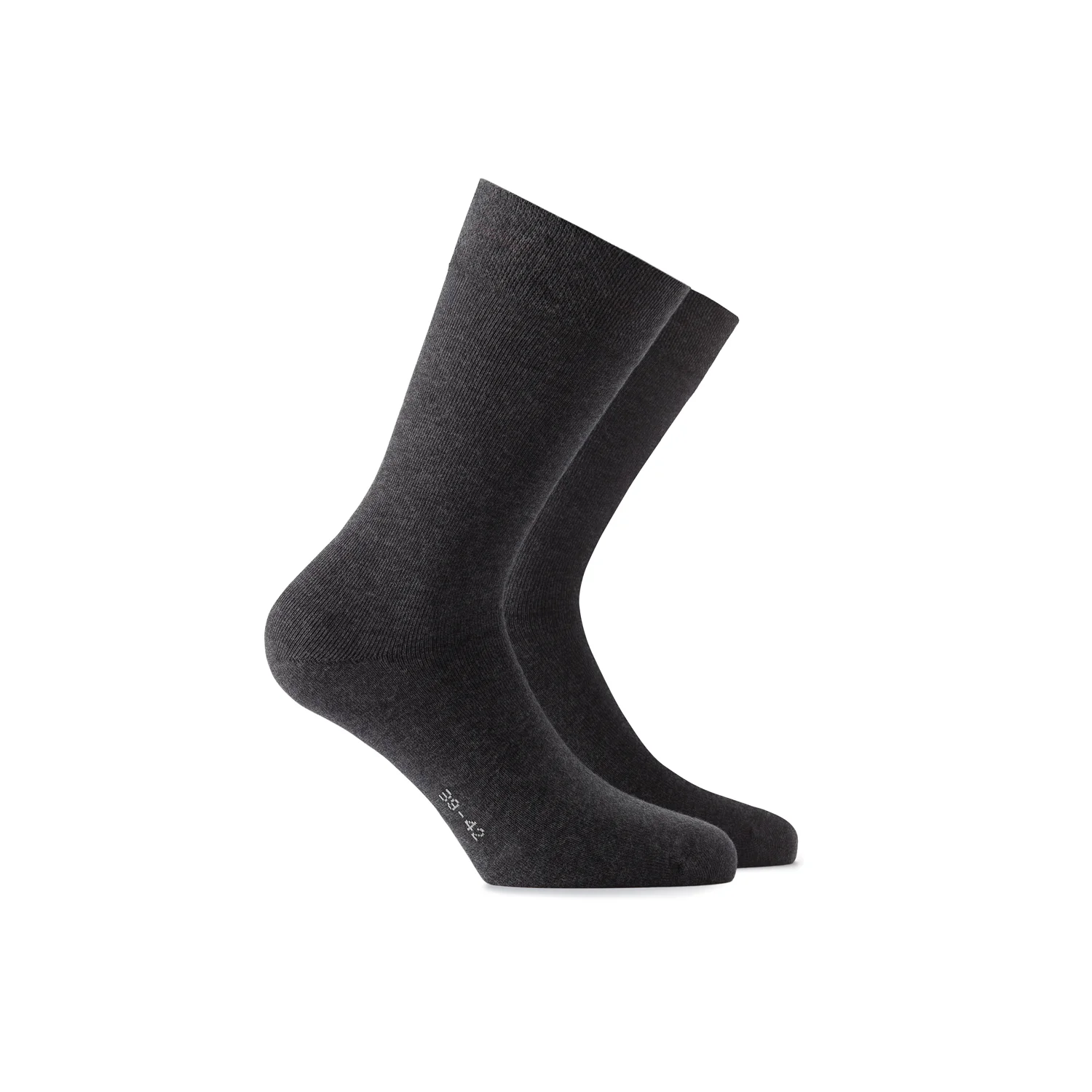 Rohner Basic Cotton II, 3er Pack anthrazit