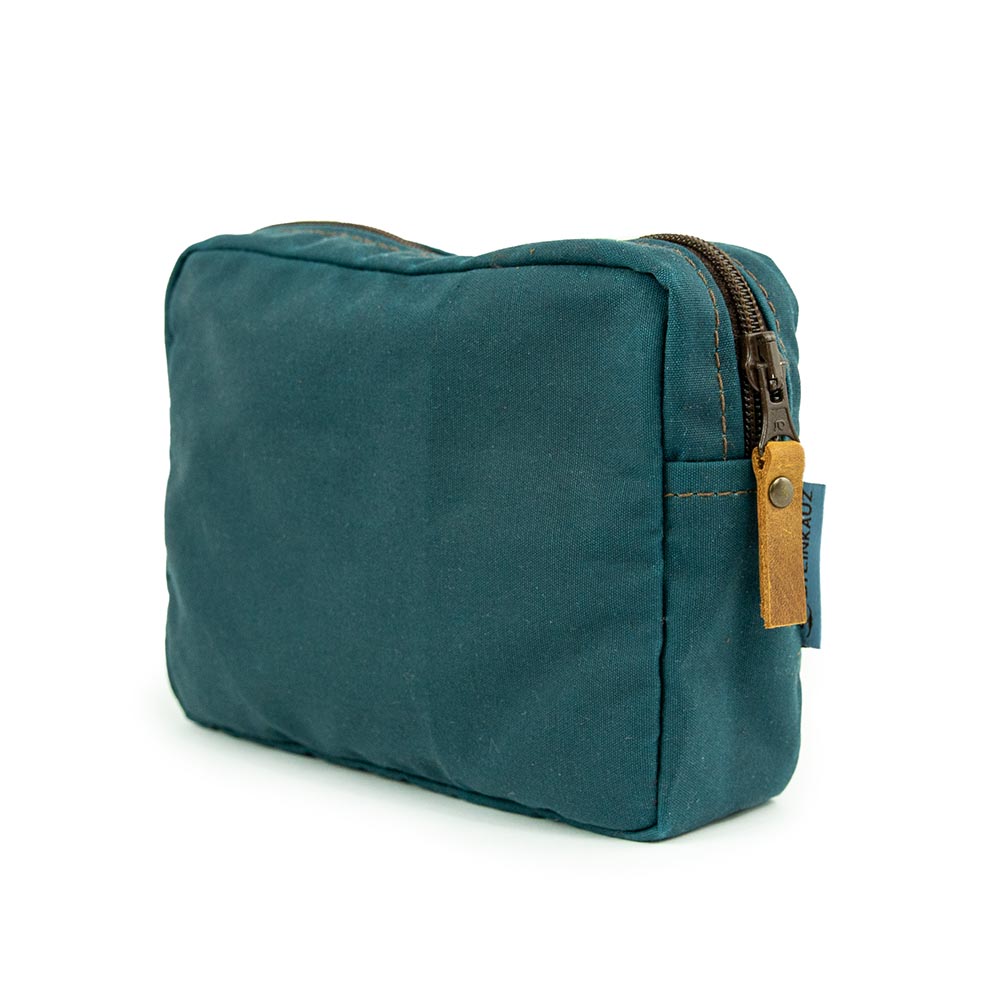 Modulus® Gürteltasche RV groß, Waxed Cotton, Petrolblau Modulus® Gürteltasche RV groß, Waxed Cotton, Petrolblau