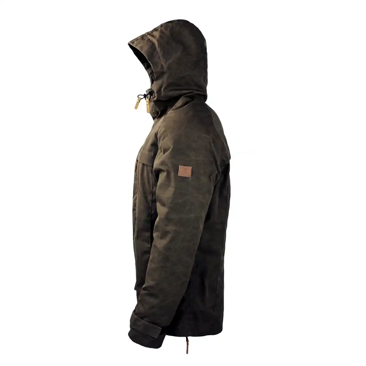 STEINKAUZ outdoor jacket "Windfang", dark olive