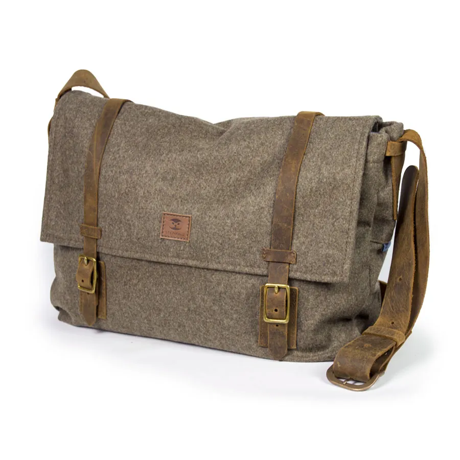 Lodentasche "Alphubel", Steingrau (Messeware)