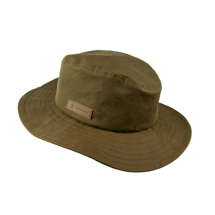 Outdoor-Hut "Wetterretter" aus Waxcotton Outdoor-Hut "Wetterretter" aus Waxcotton