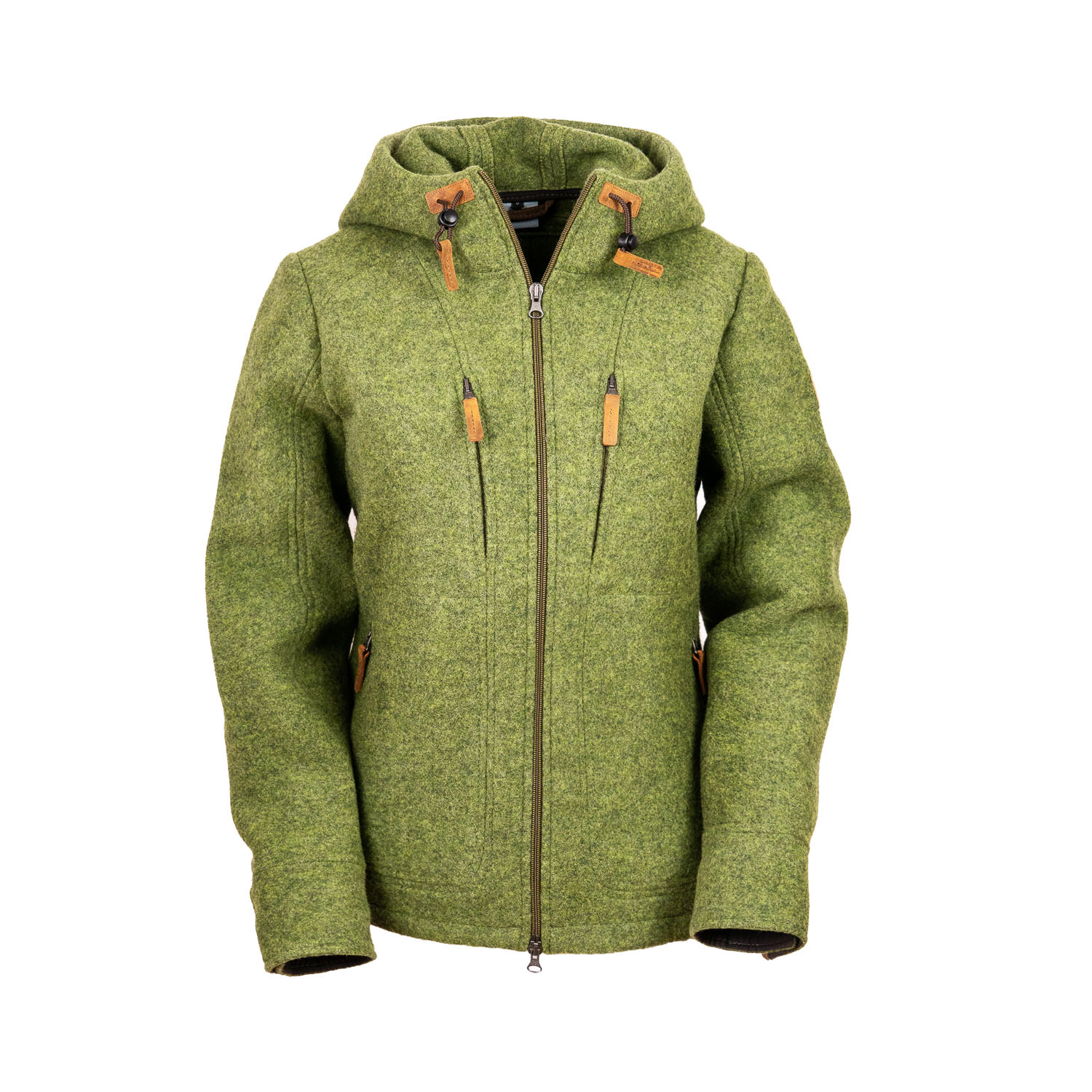 Lodenjacke mit Kapuze für Damen Kapuzenjacke aus Loden für Damen