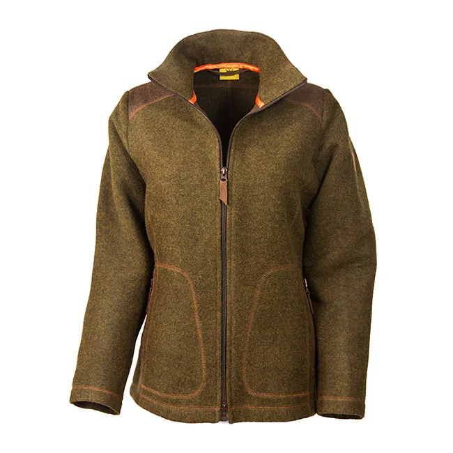 Loden-Fleecejacke "Adele" , moosgrün Loden-Fleecejacke "Adele" , moosgrün