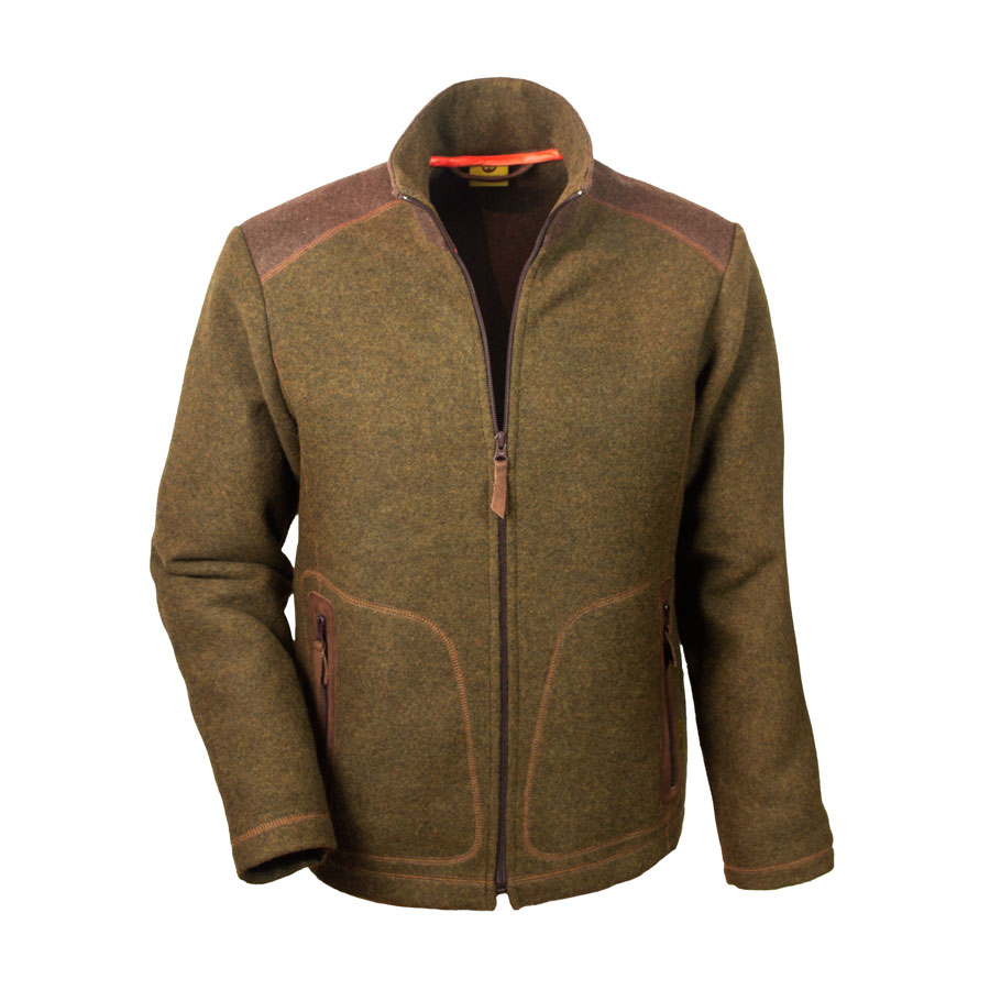 Loden-Fleecejacke "Urs" , moosgrün Loden-Fleecejacke "Urs" , moosgrün