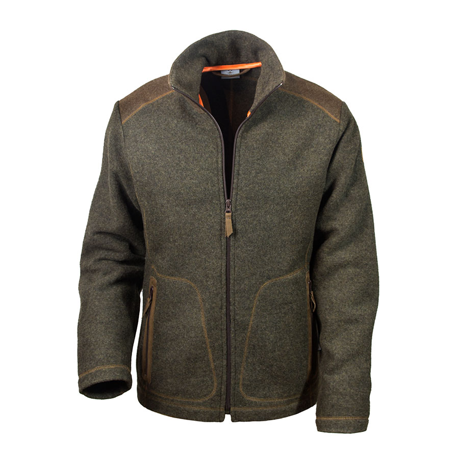 Loden-Fleecejacke "Urs", Schiefer Loden-Fleecejacke "Urs", Schiefer