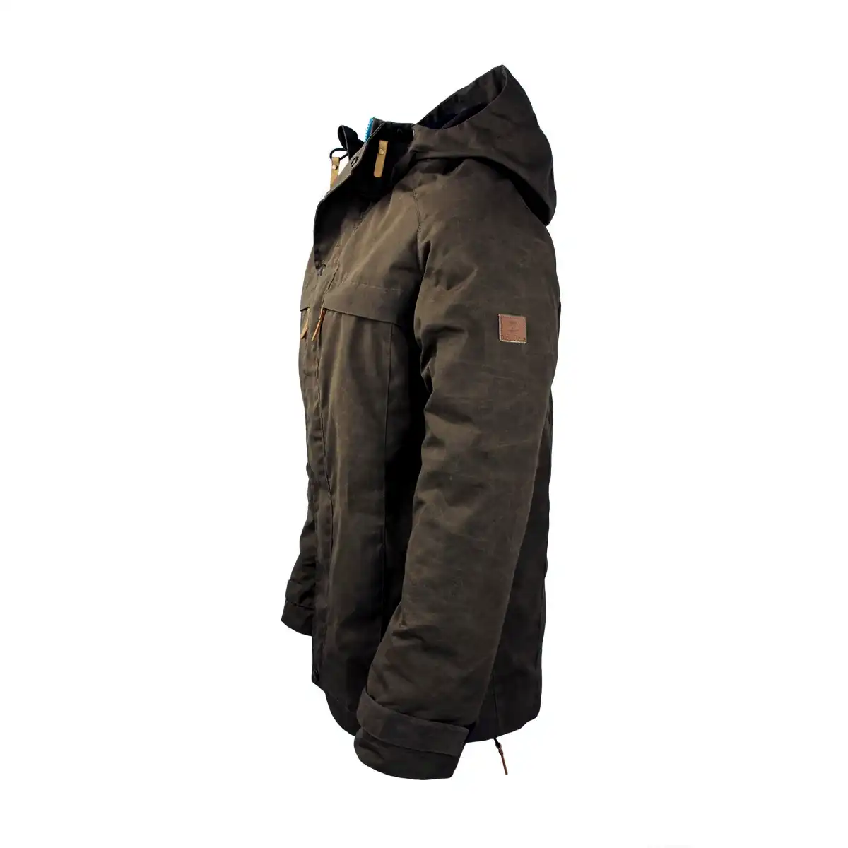 STEINKAUZ outdoor jacket "Windfang", dark olive
