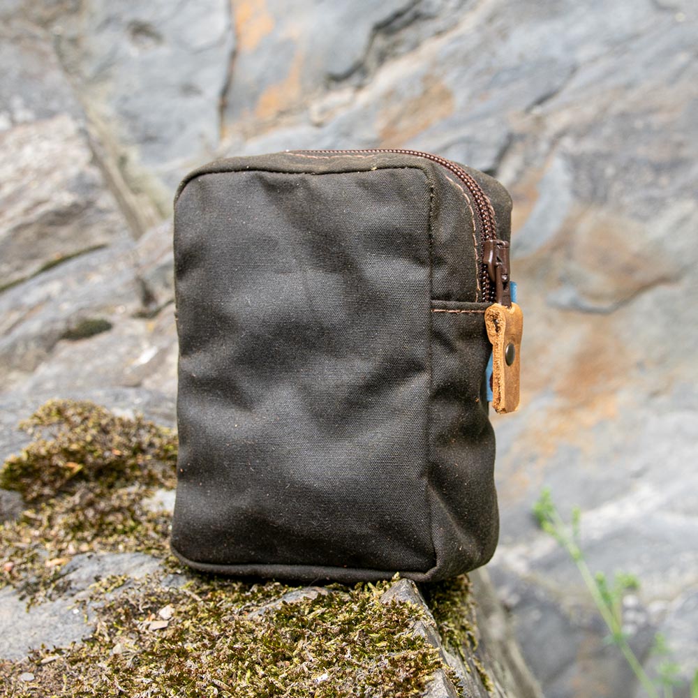 Tache für den Gürtel waxcotton oliv Gürteltäschchen Waxcotton oliv
