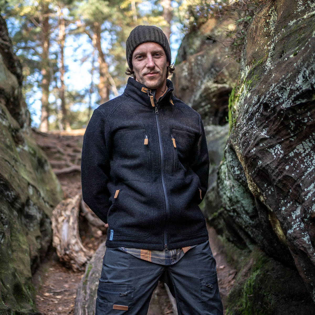 Kragenhuber Lodenfleecejacke
