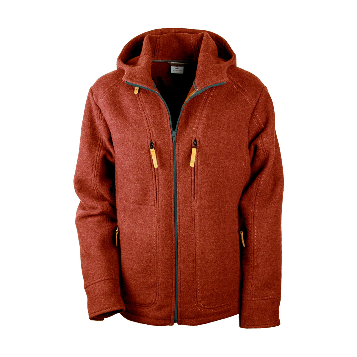 Lodenjacke it Kapuze, rot rote Lodenjacke mit Kapuze