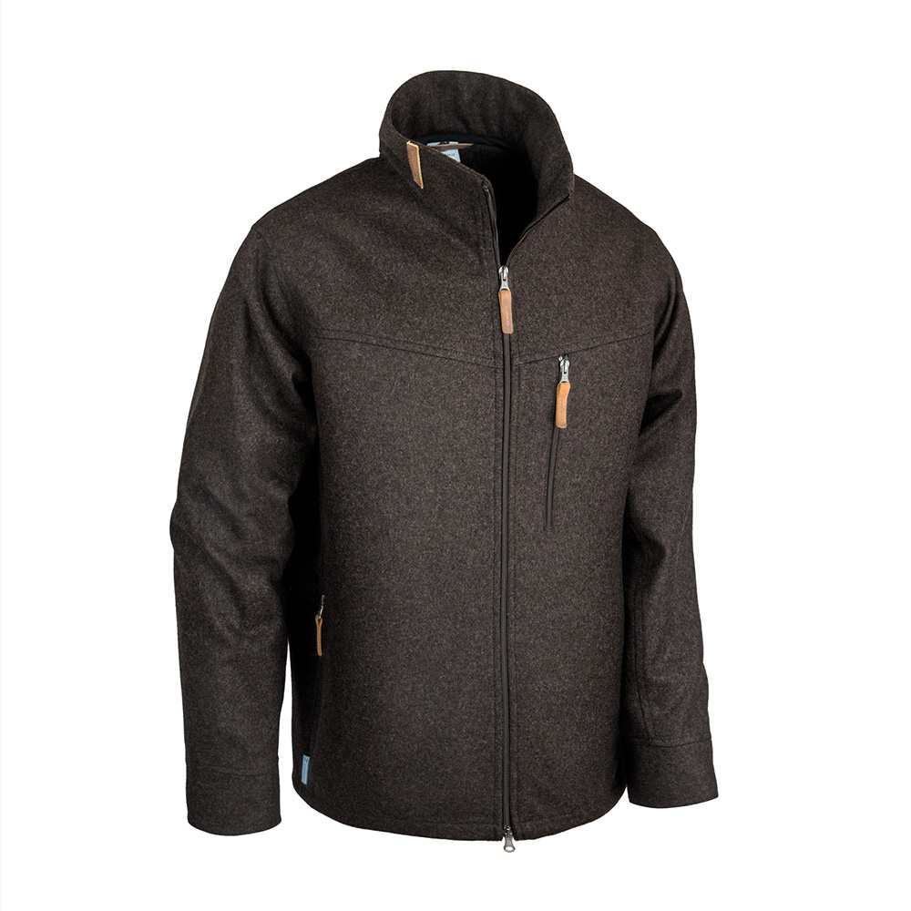 Windbreaker "Manntje" aus Loden, Graphit Windbreaker "Manntje" aus Loden, Graphit